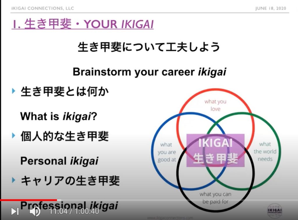 Discovering Online Opportunities Webinar - 06/18/2020 ikigai